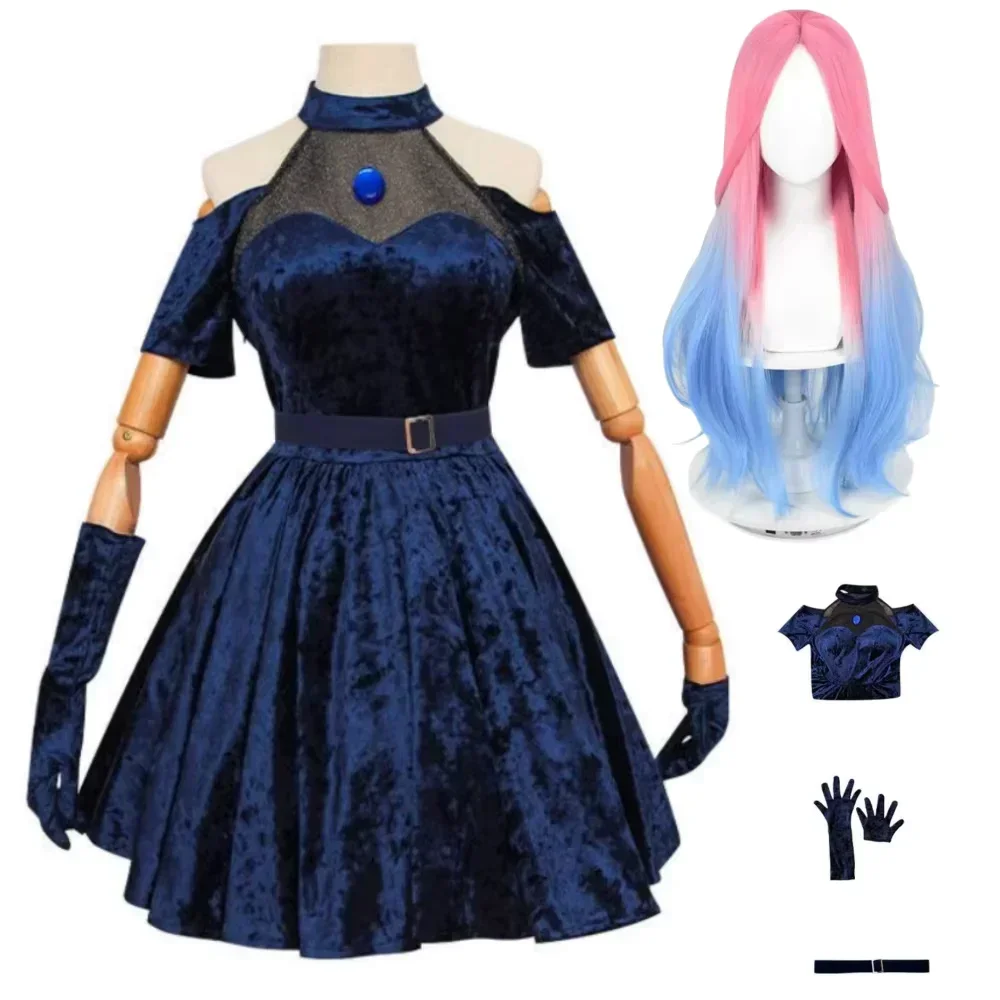Костюм для косплея Мизи, аниме – обзор и цена Anime Cosplay Blue Hair