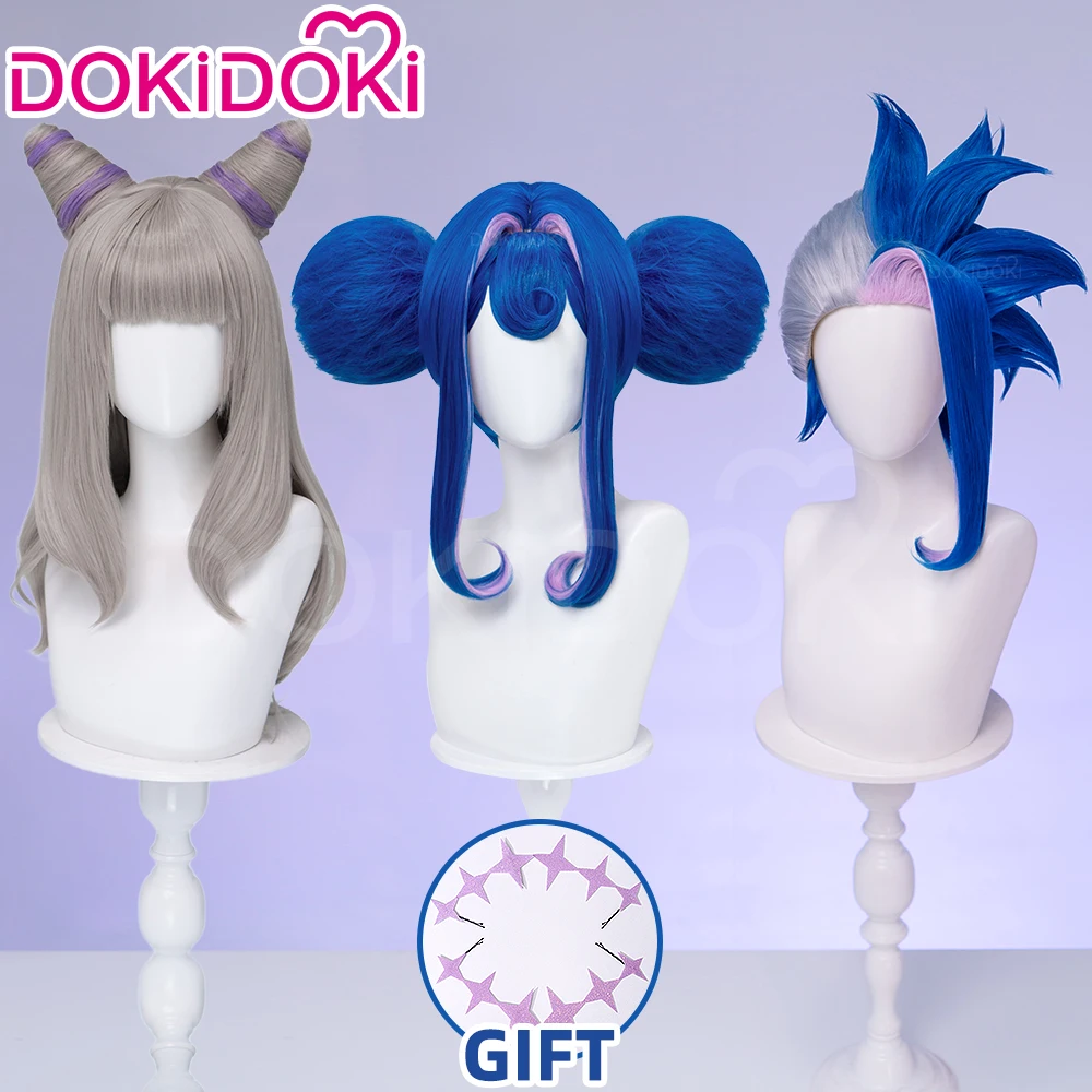 В НАЛИЧИИ Парик Гвиневра Оливи – обзор и цена Anime Cosplay Blue Hair